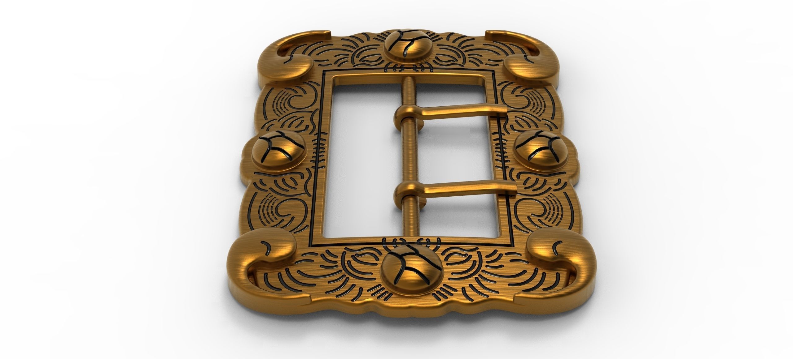 Buckle 3D model_3