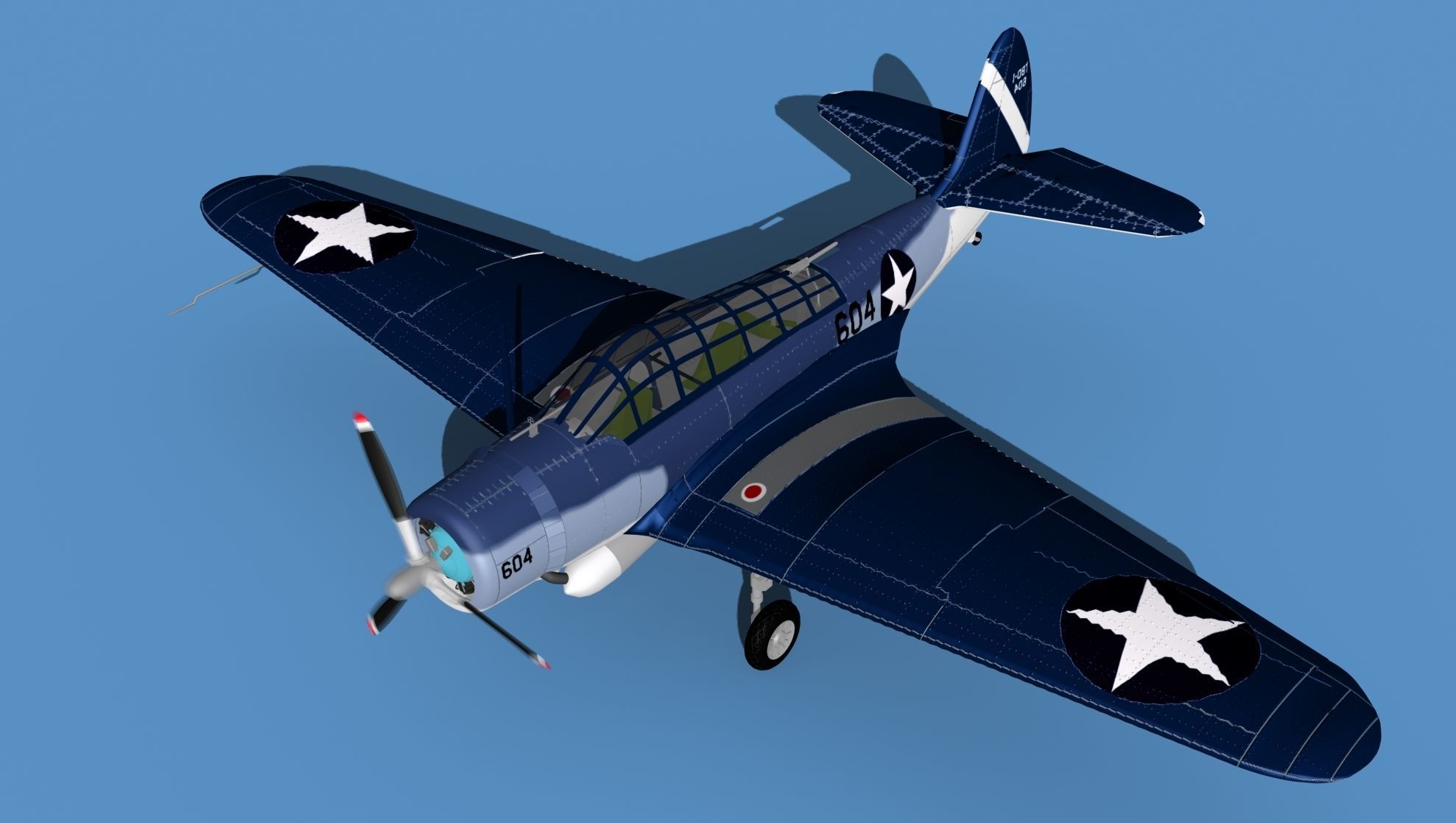 Douglas TBD-1 Devestator V17 3D model_10