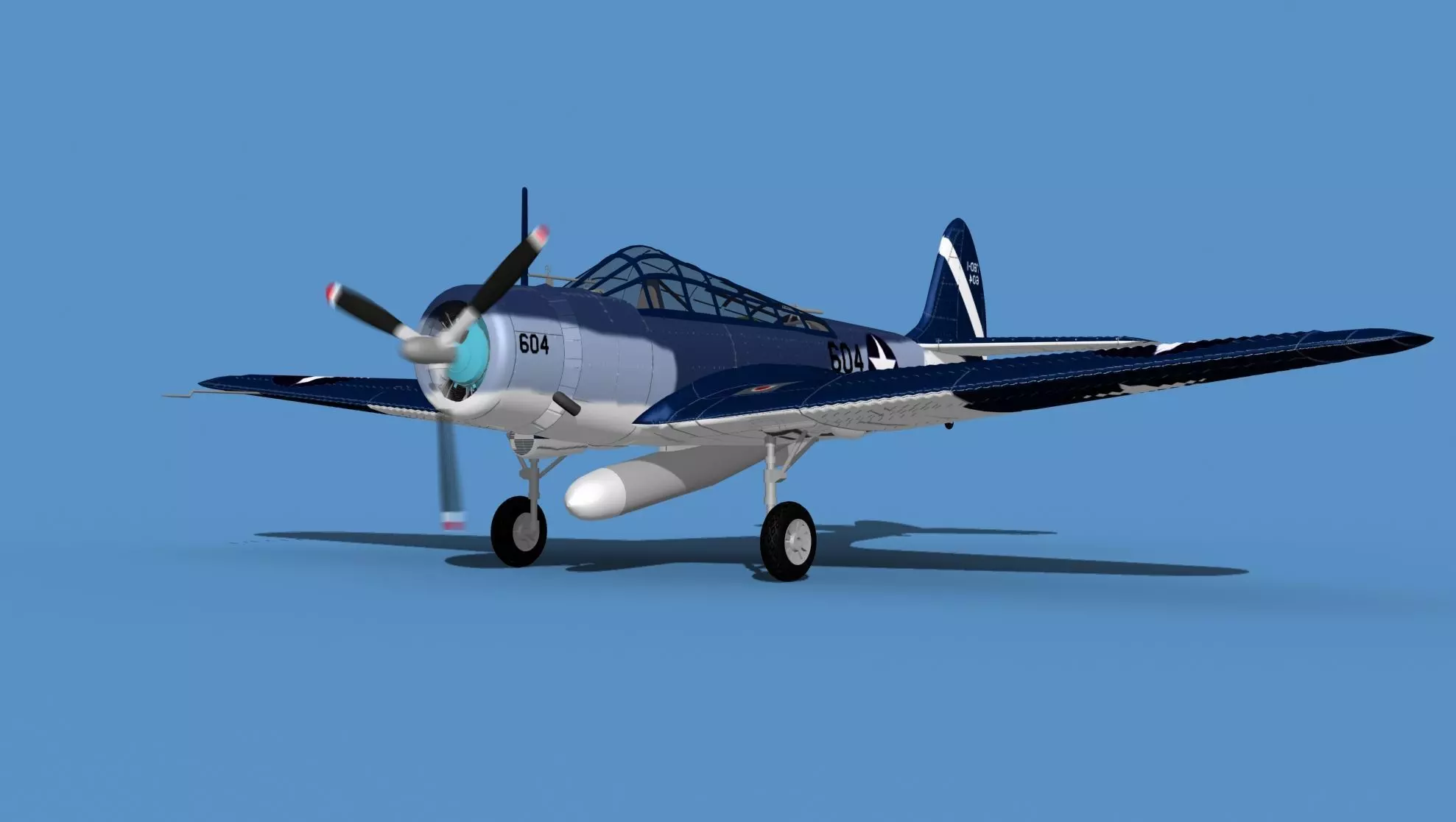 Douglas TBD-1 Devestator V17 3D model_0