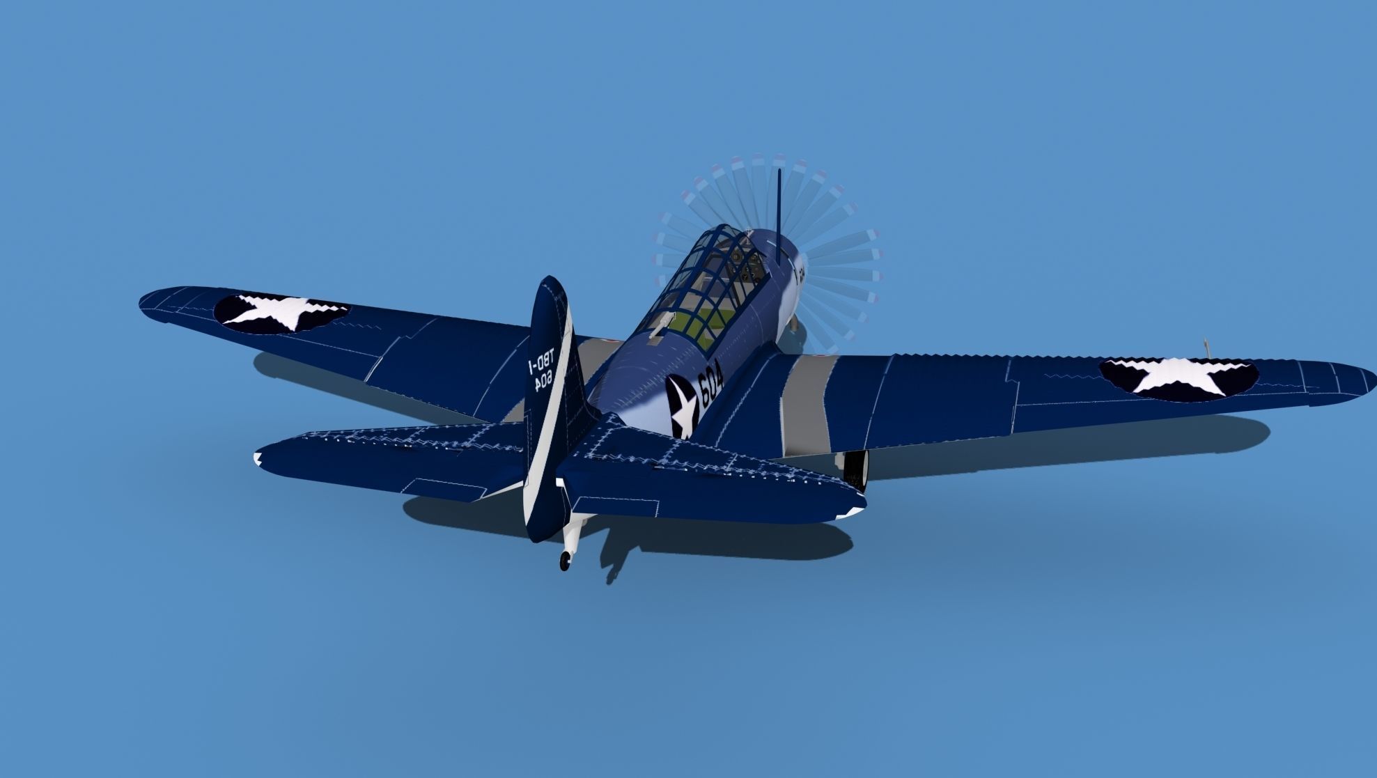 Douglas TBD-1 Devestator V17 3D model_6