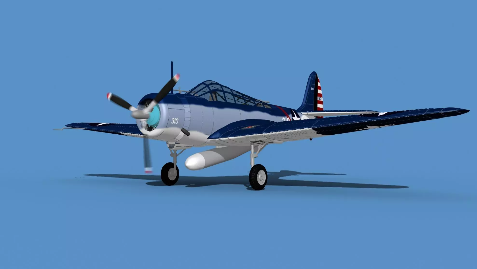 Douglas TBD-1 Devestator V19 3D model_0