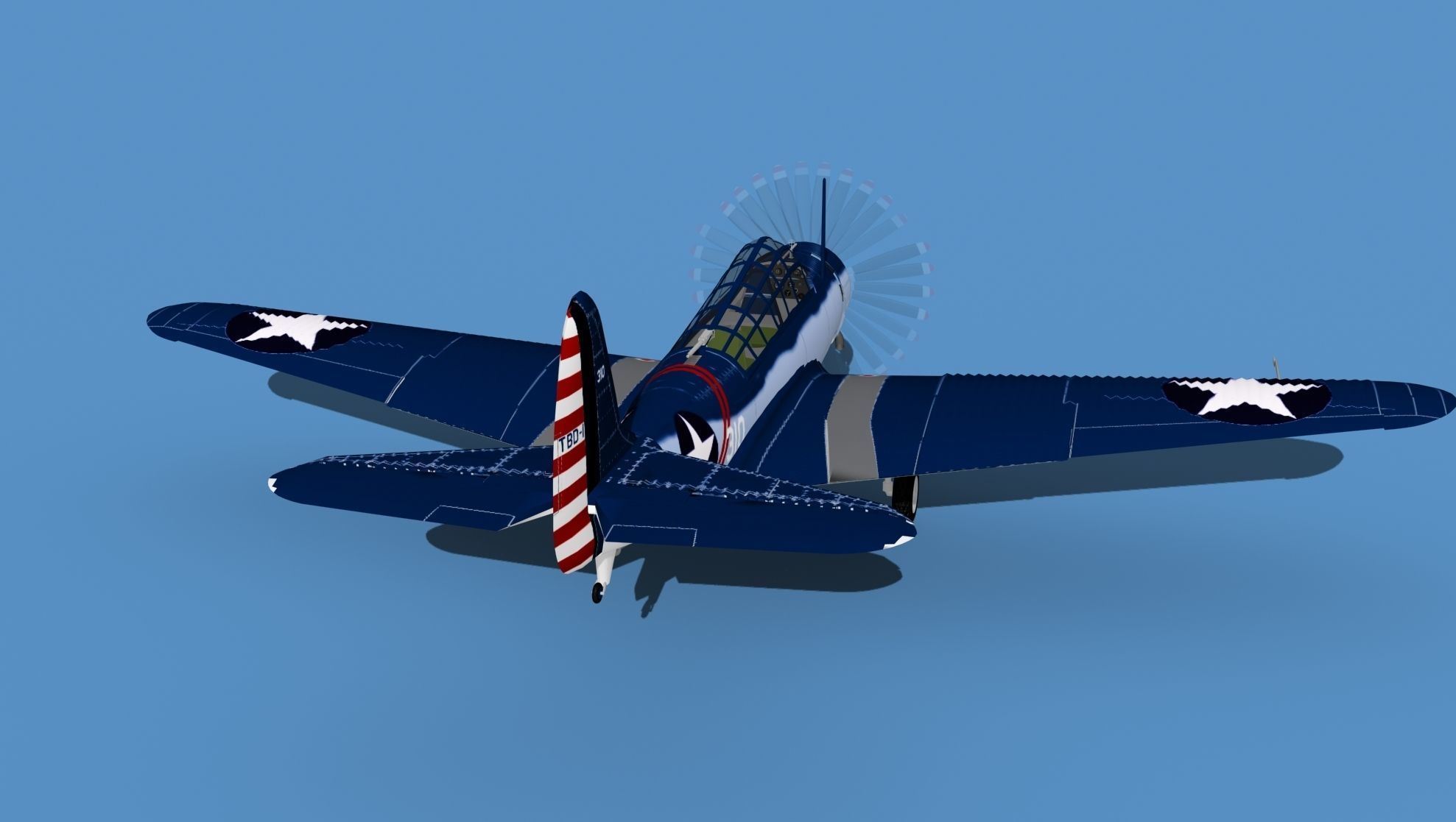 Douglas TBD-1 Devestator V19 3D model_6