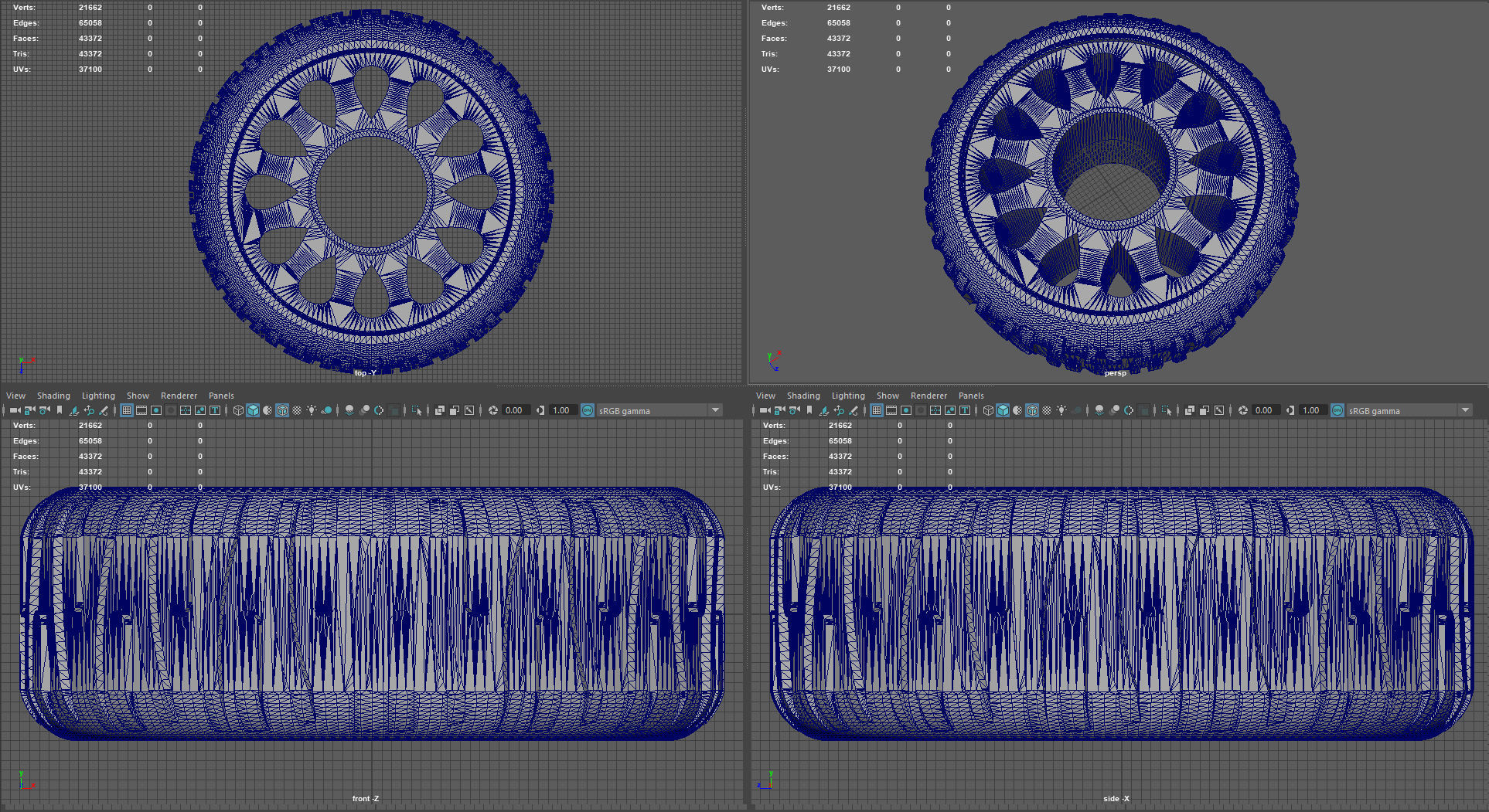 Multipurpose Wheel 3D print model_7