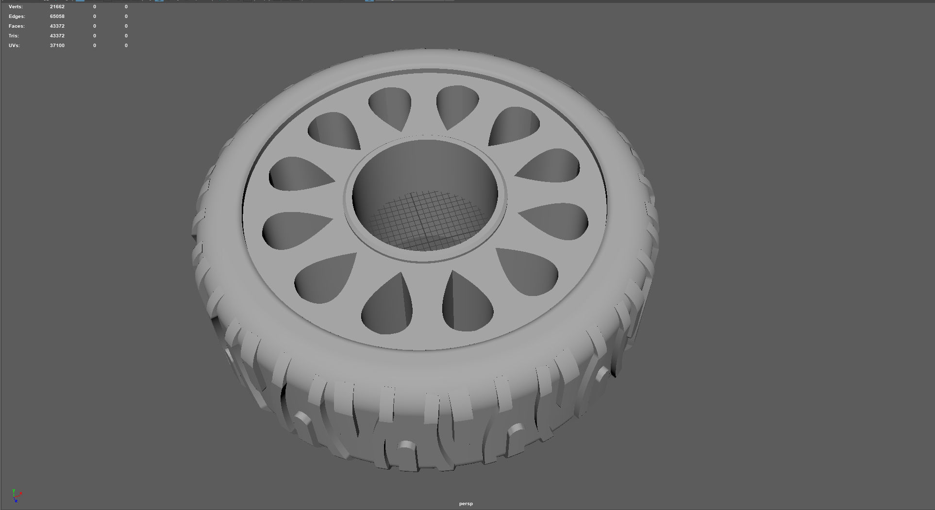 Multipurpose Wheel 3D print model_5