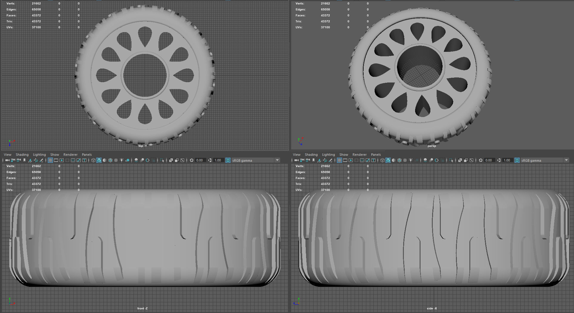 Multipurpose Wheel 3D print model_6