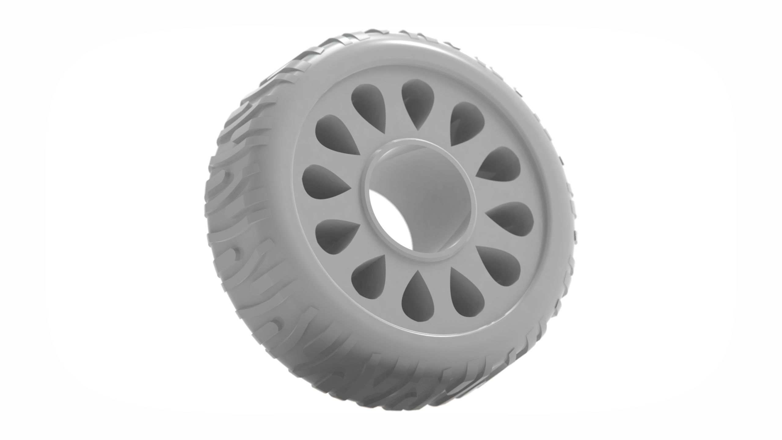 Multipurpose Wheel 3D print model_2