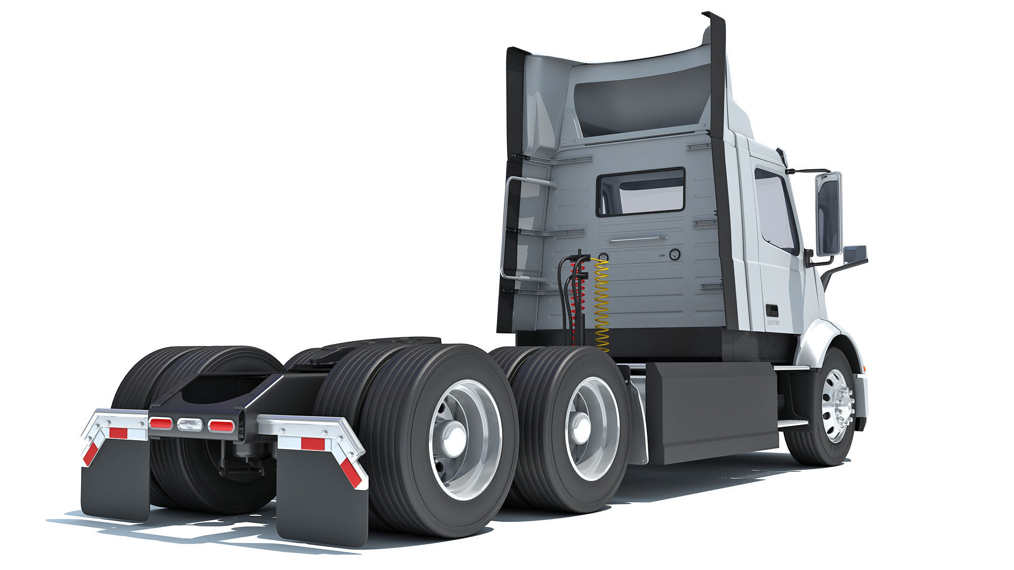 2025 Electric Semi Truck 3D model_5