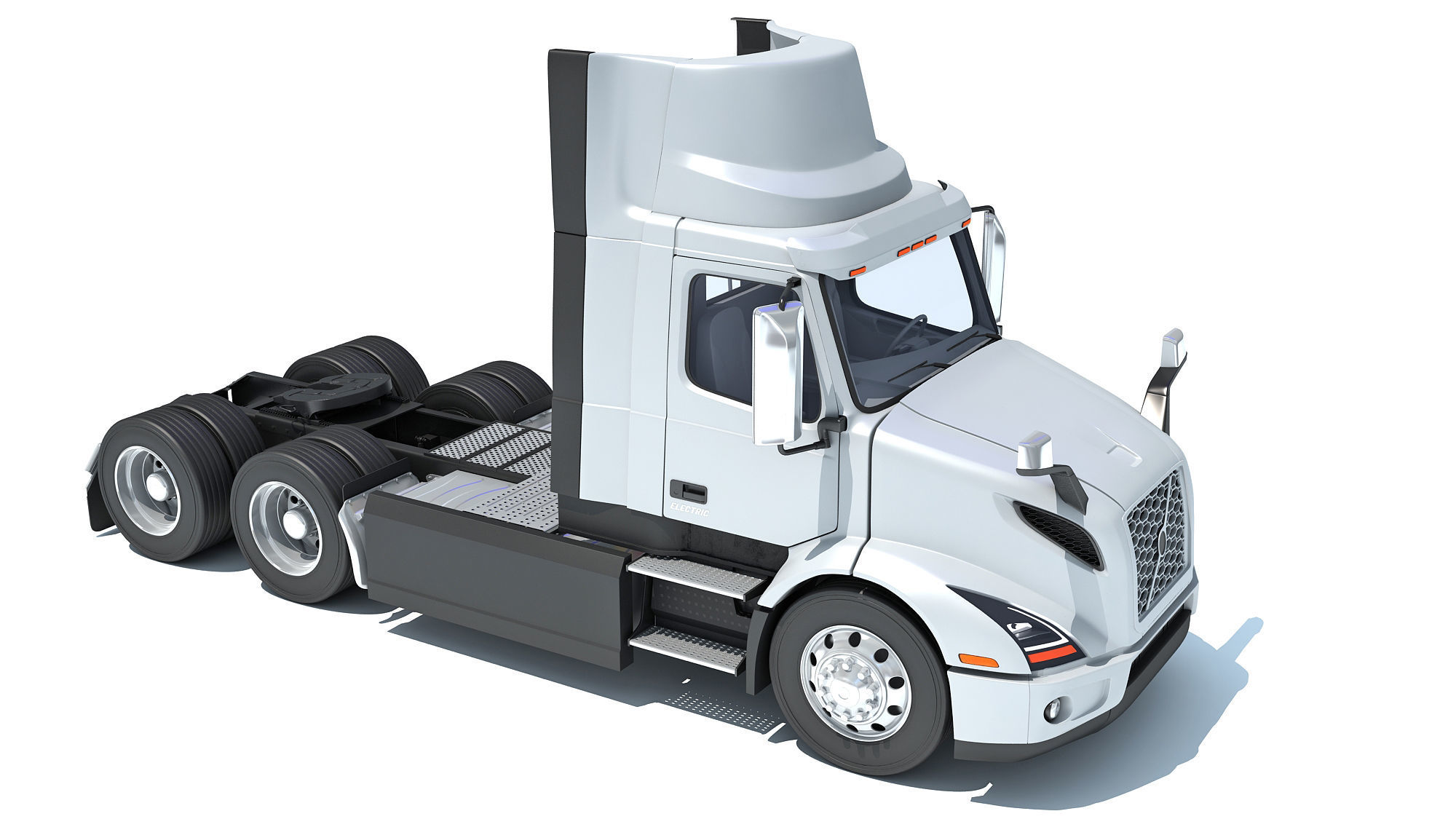 2025 Electric Semi Truck 3D model_7