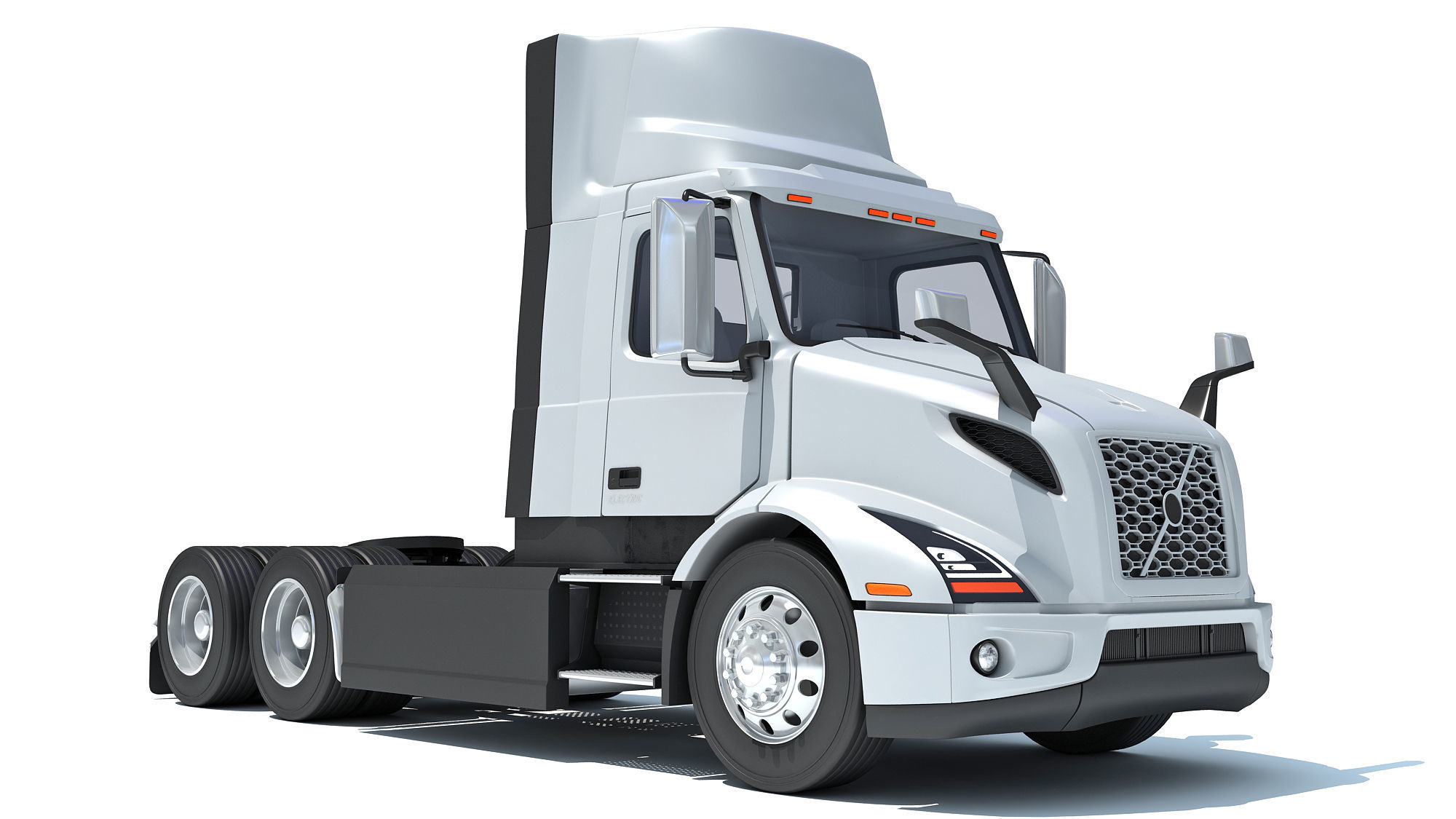 2025 Electric Semi Truck 3D model_8