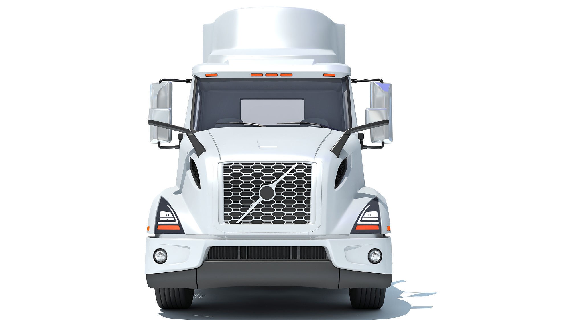 2025 Electric Semi Truck 3D model_11