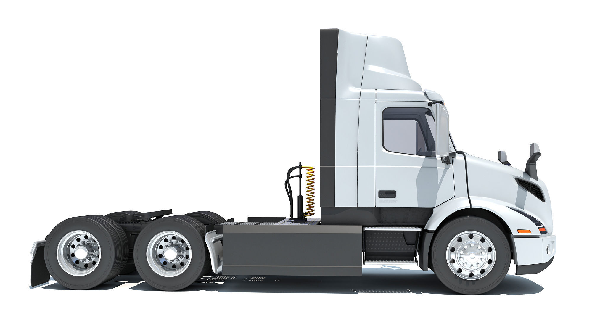 2025 Electric Semi Truck 3D model_6