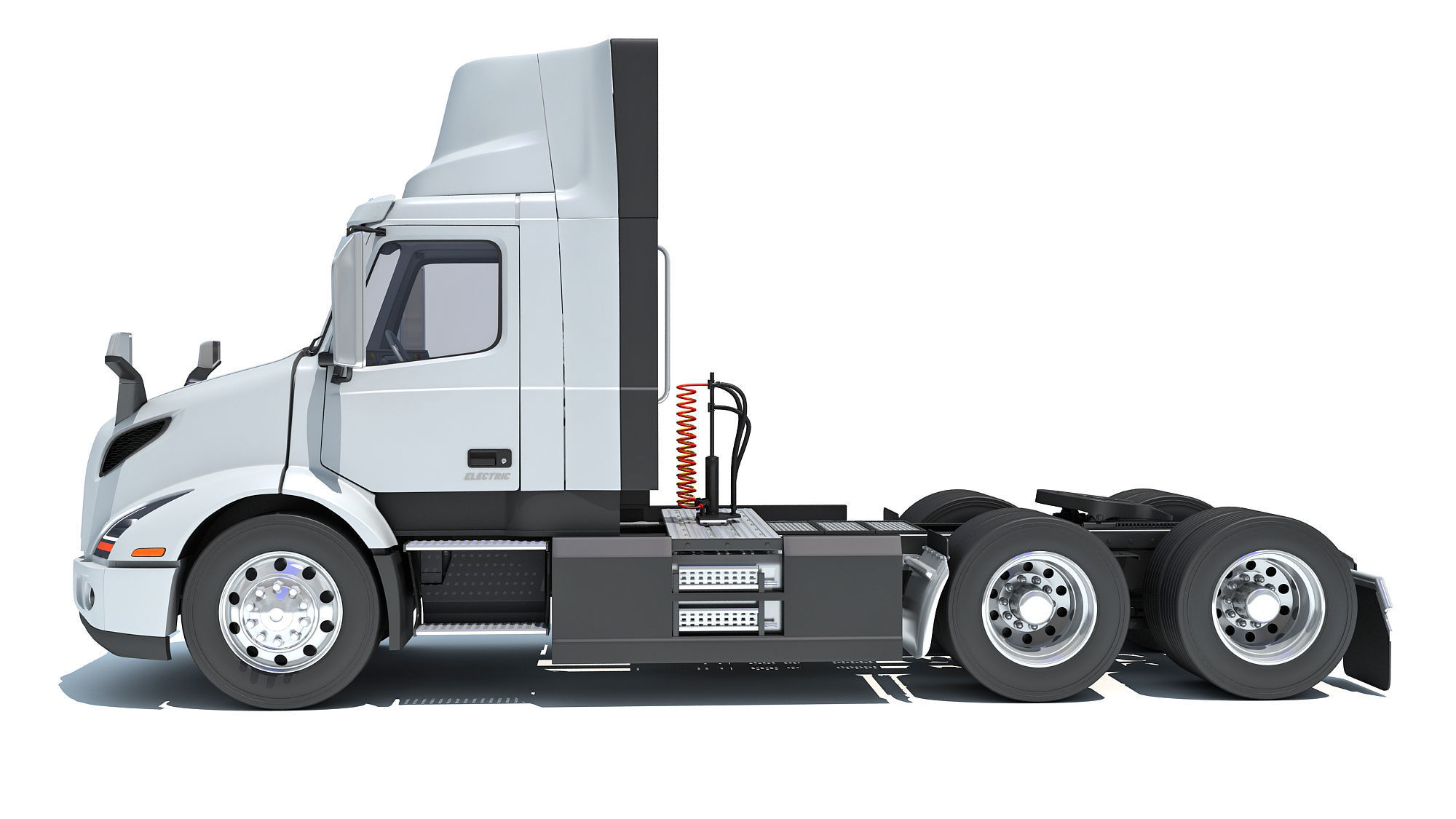 2025 Electric Semi Truck 3D model_1