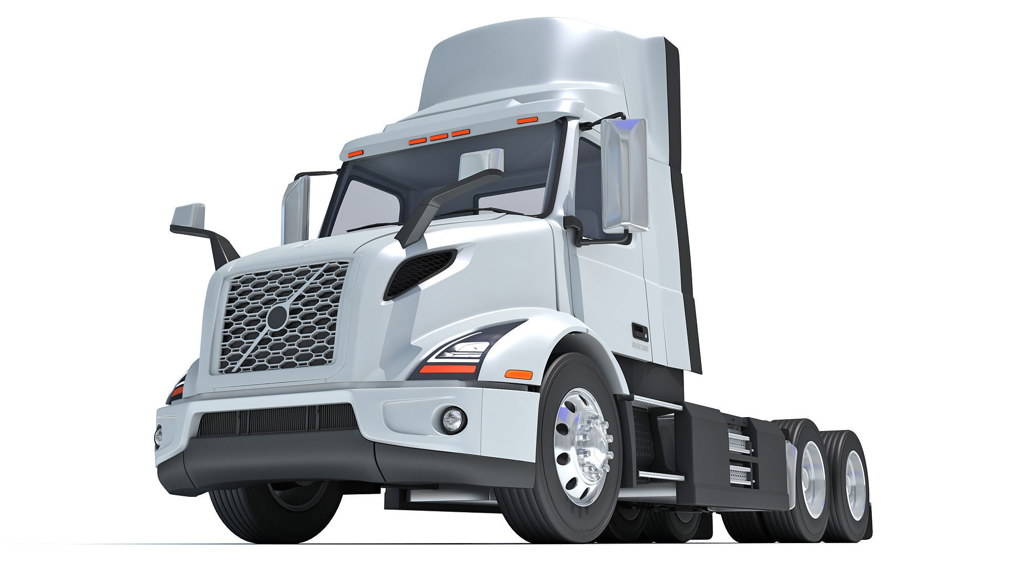 2025 Electric Semi Truck 3D model_12