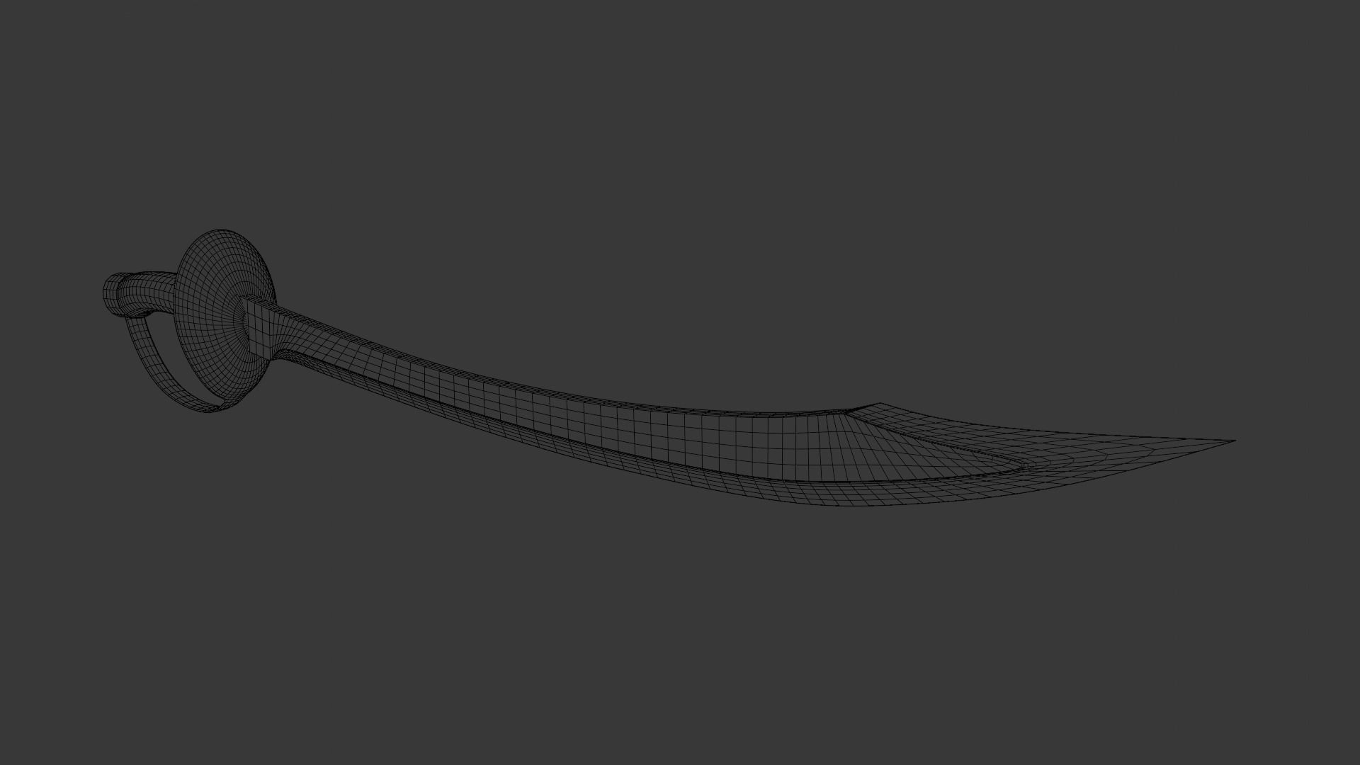 Sword 3D Model Low-poly 3D model_11
