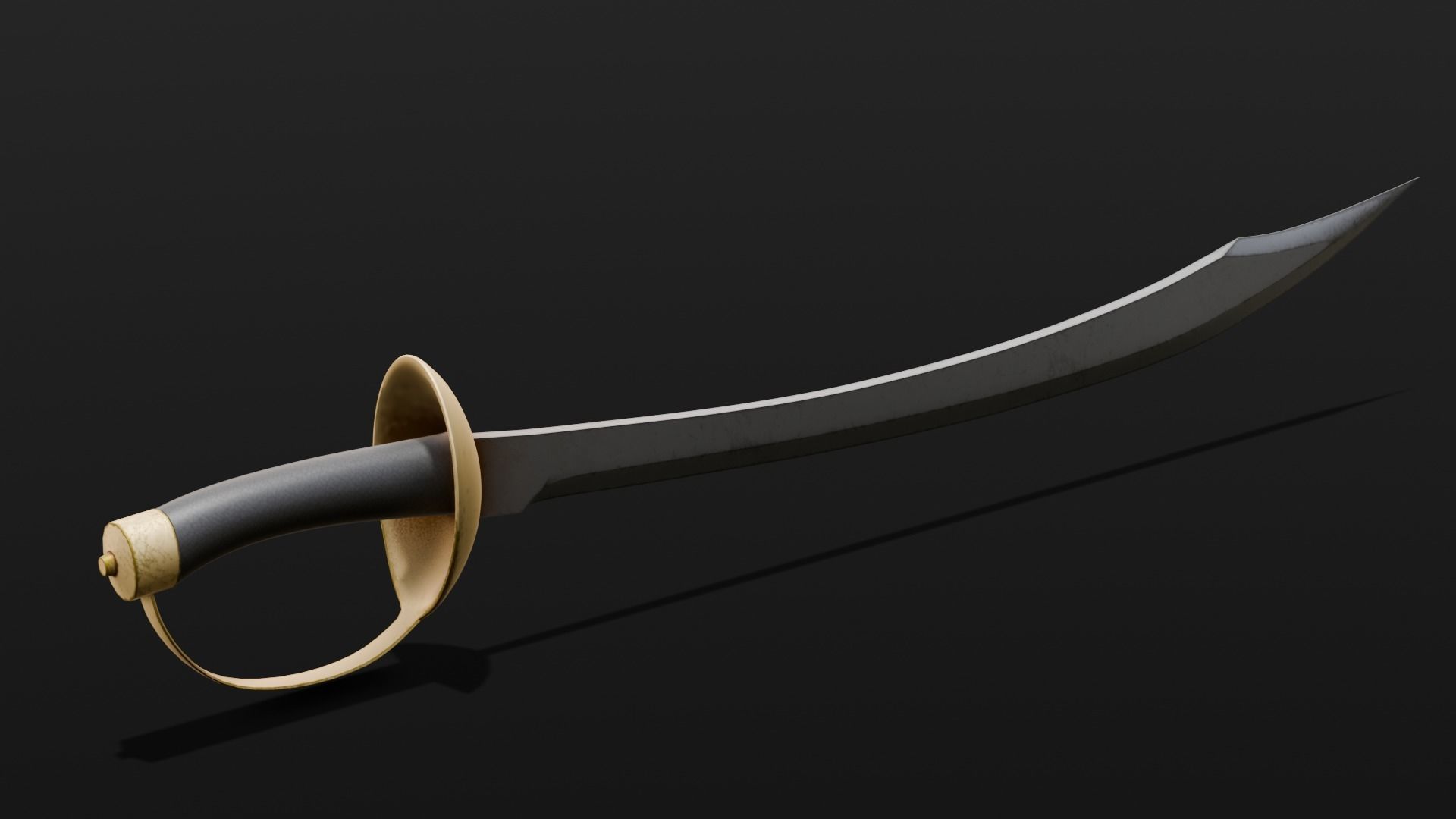 Sword 3D Model Low-poly 3D model_18