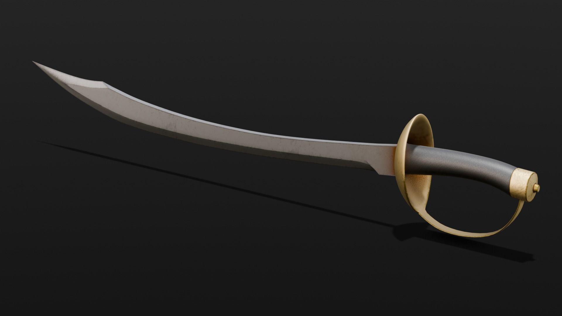 Sword 3D Model Low-poly 3D model_19