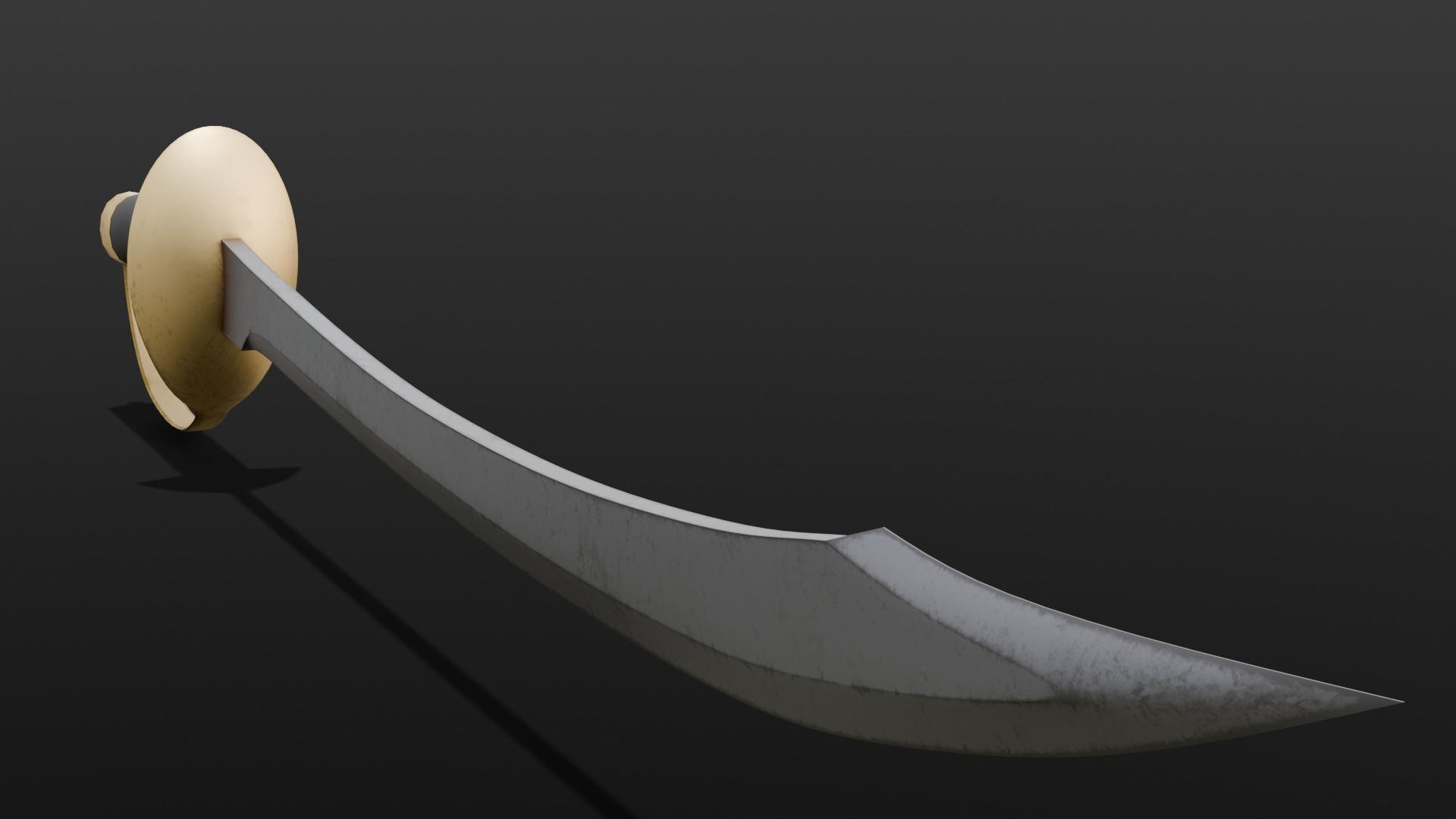 Sword 3D Model Low-poly 3D model_15