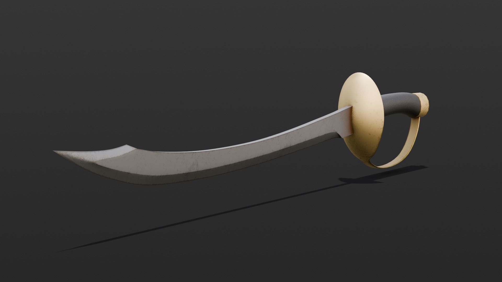 Sword 3D Model Low-poly 3D model_21