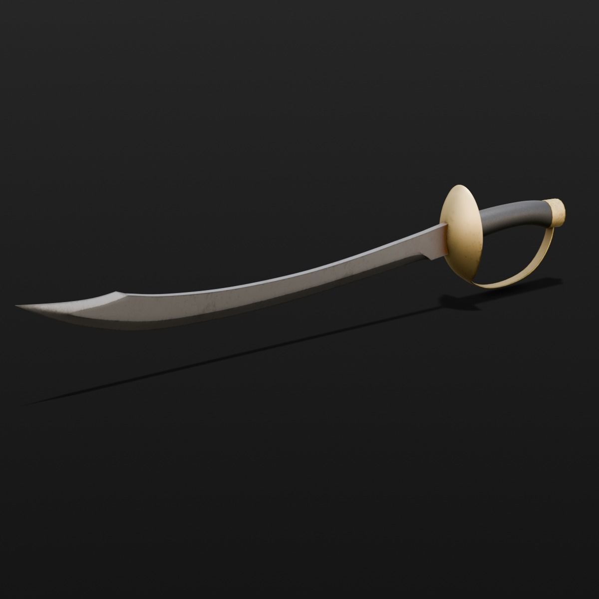 Sword 3D Model Low-poly 3D model_6