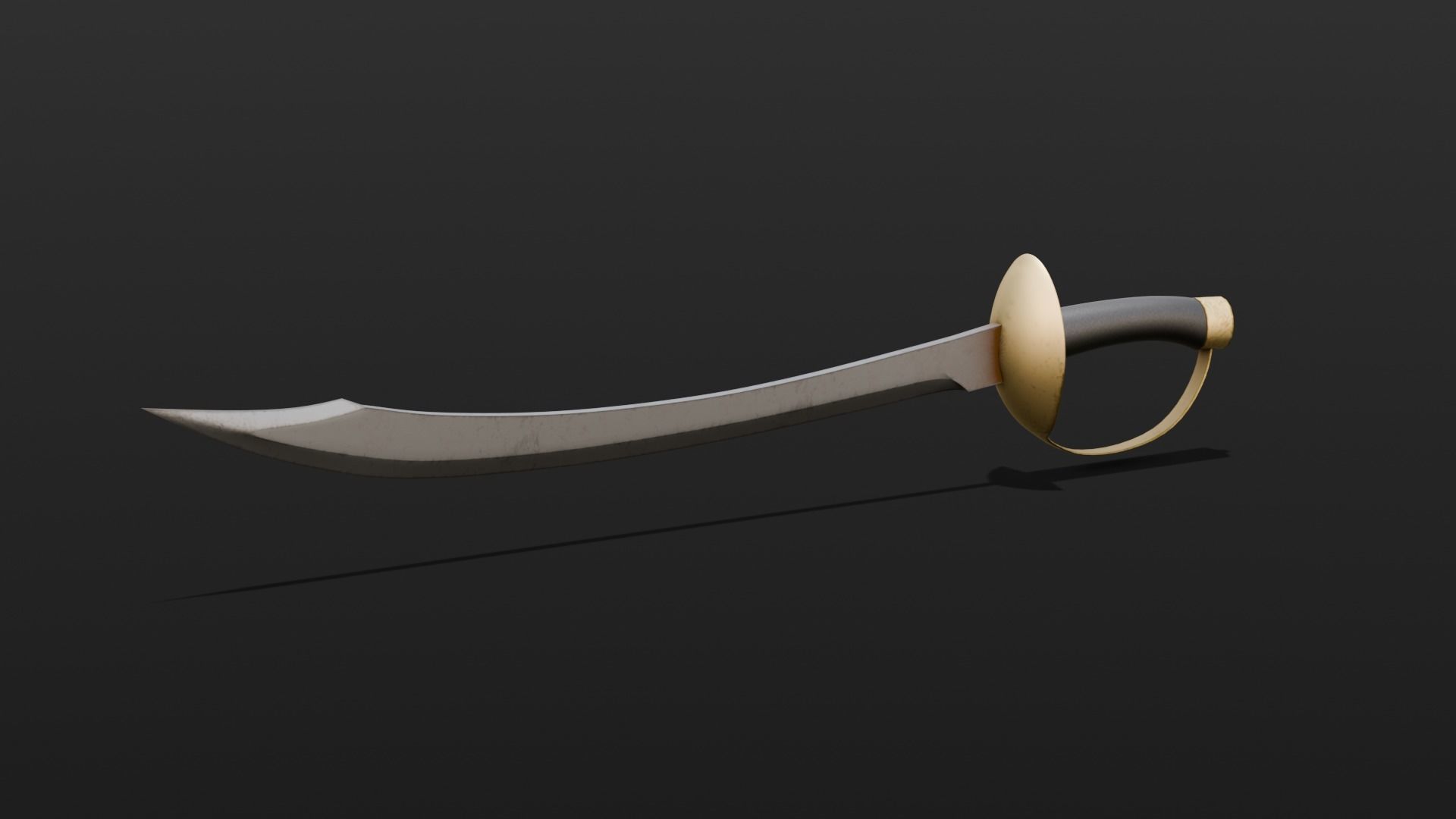 Sword 3D Model Low-poly 3D model_20