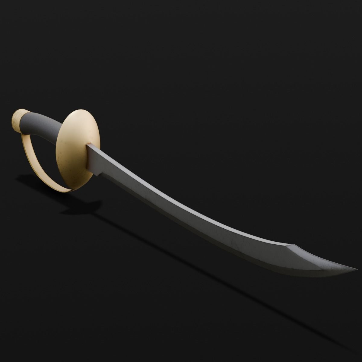 Sword 3D Model Low-poly 3D model_8