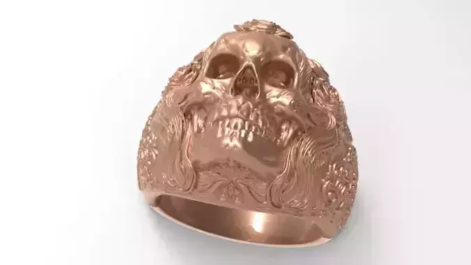 Skull ring  USA RING SIZES 7 8 9 10 11 12 13
