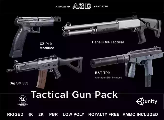 Game Ready Tactical Gun Pack