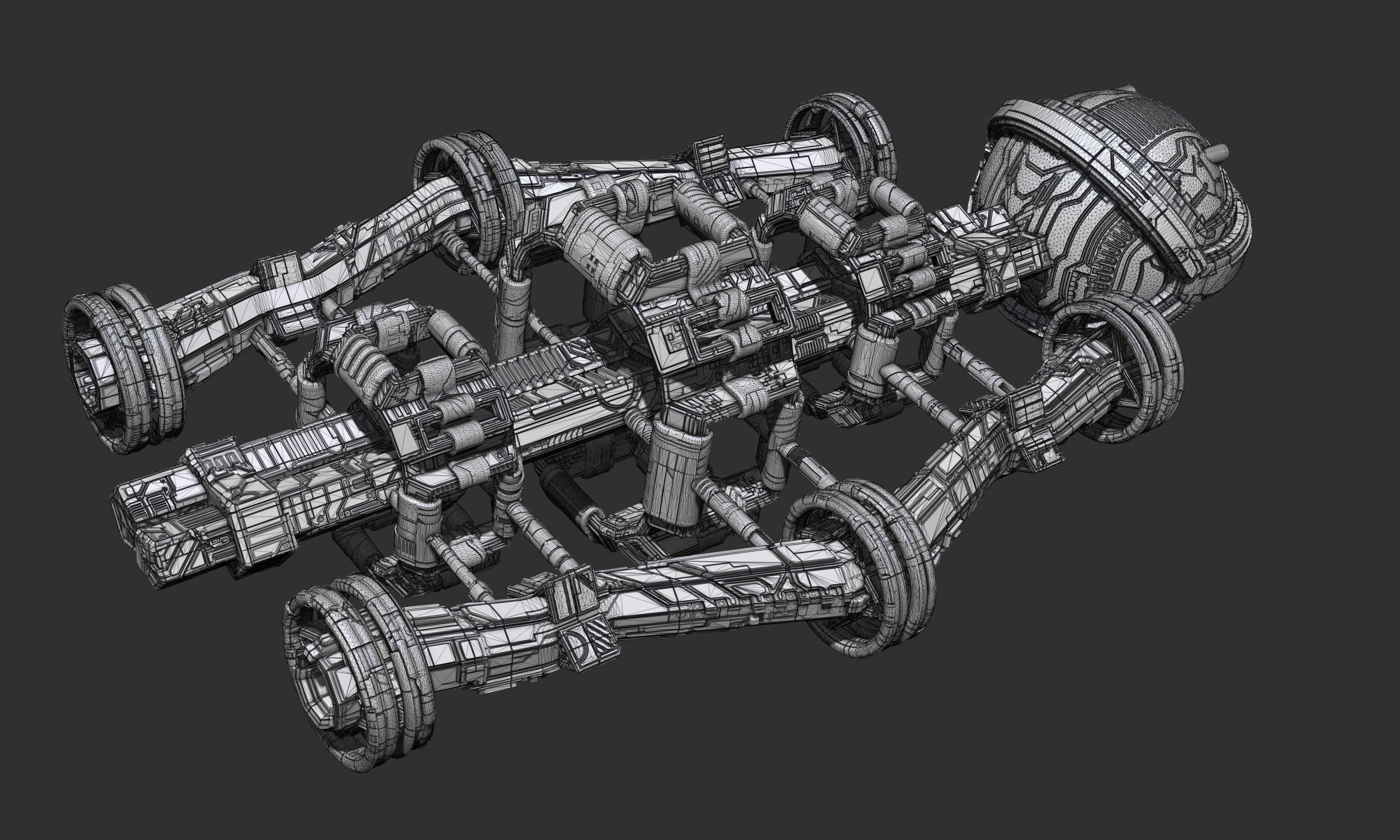 space equipment node 00232 3D model_3
