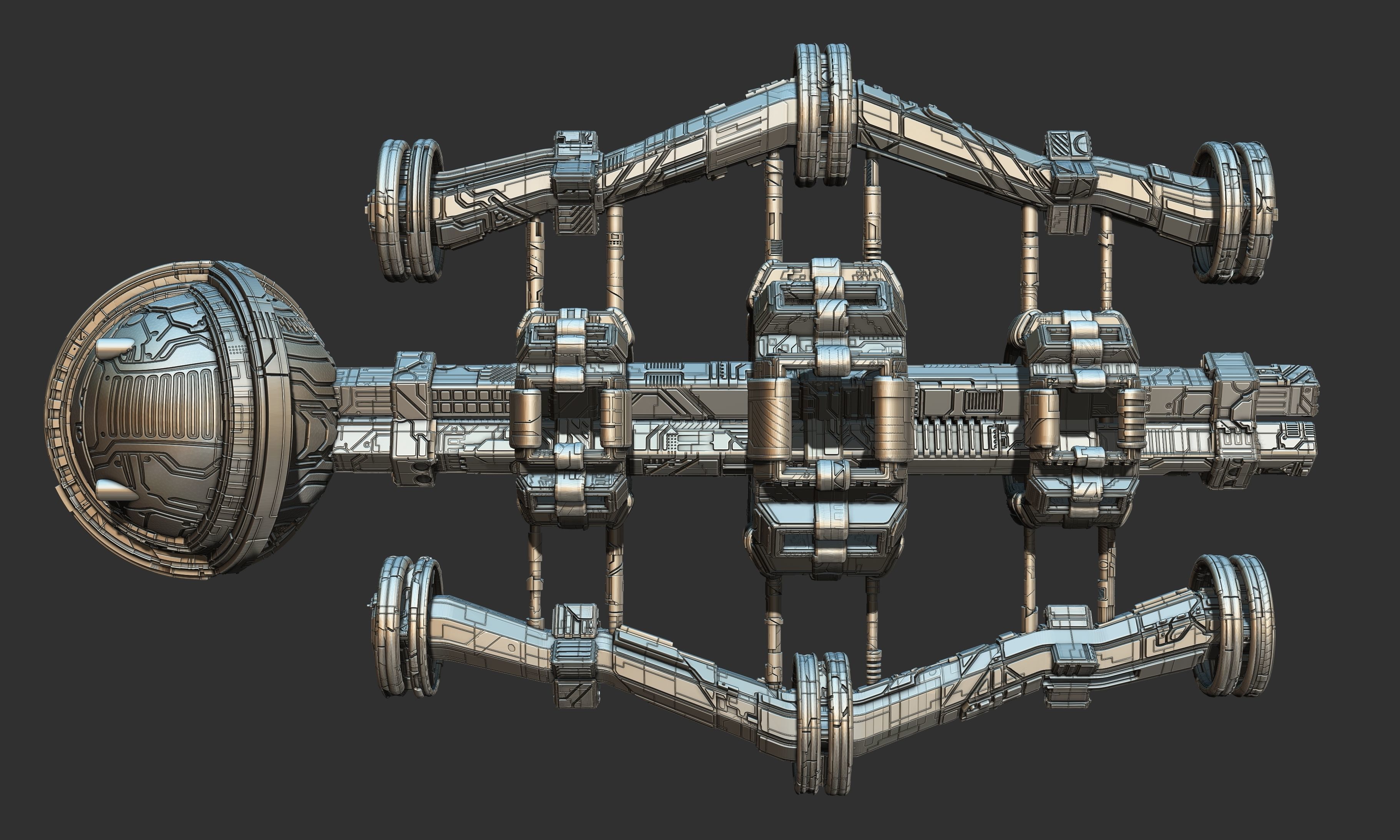 space equipment node 00232 3D model_7
