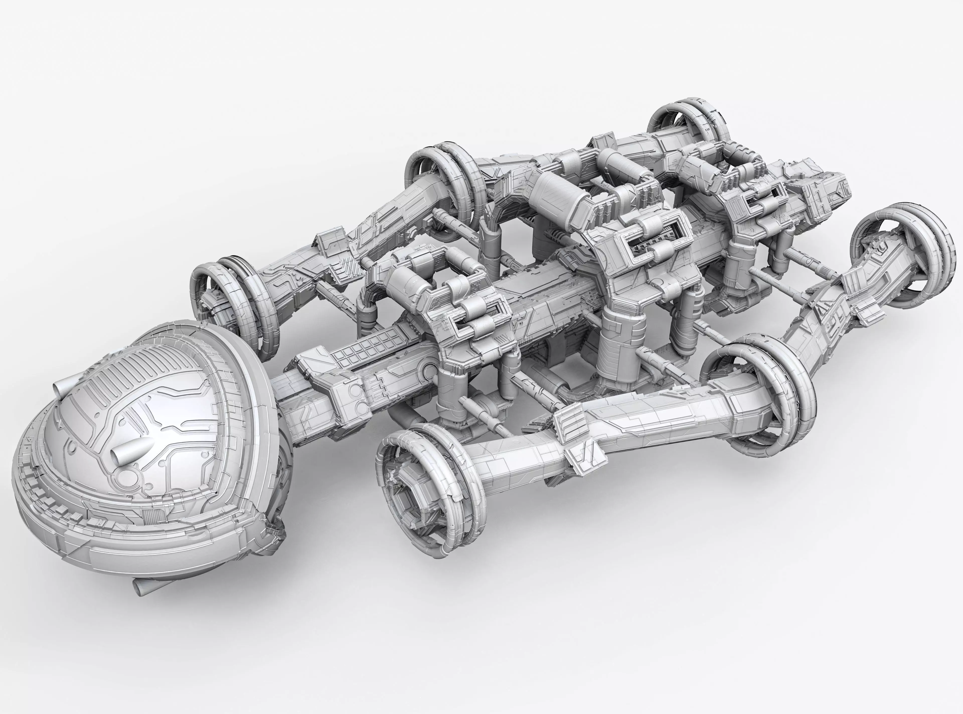 space equipment node 00232 3D model_0