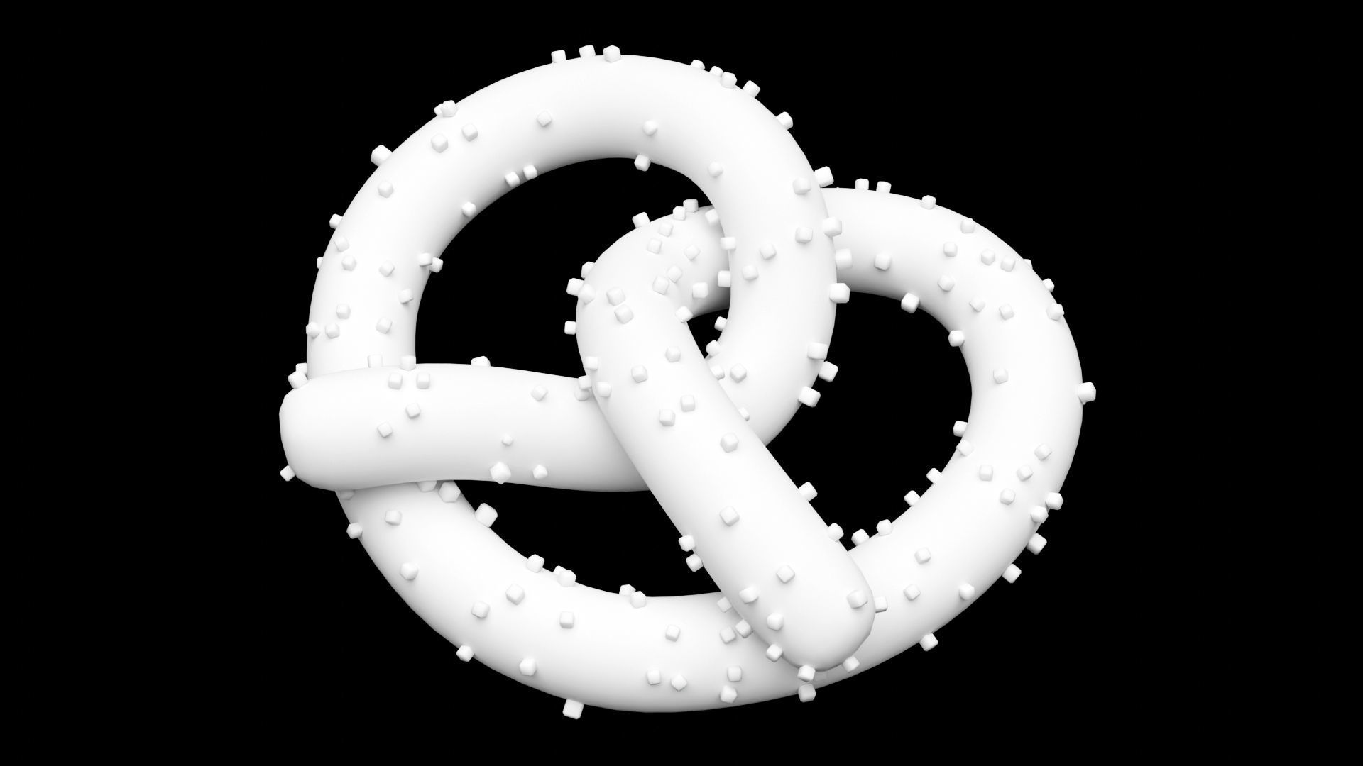 Emoji Pretzel 001 3D model_8