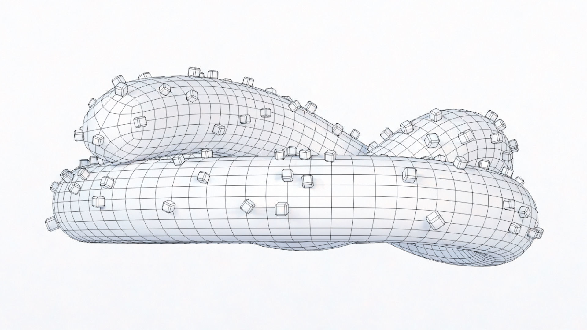 Emoji Pretzel 001 3D model_6