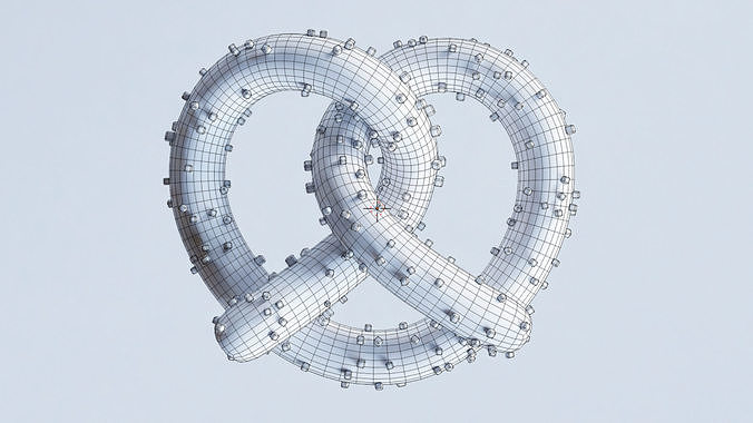 Emoji Pretzel 001 3D model 7