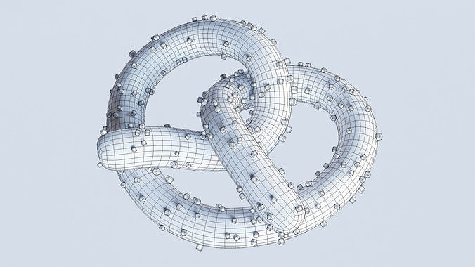 Emoji Pretzel 001 3D model 5
