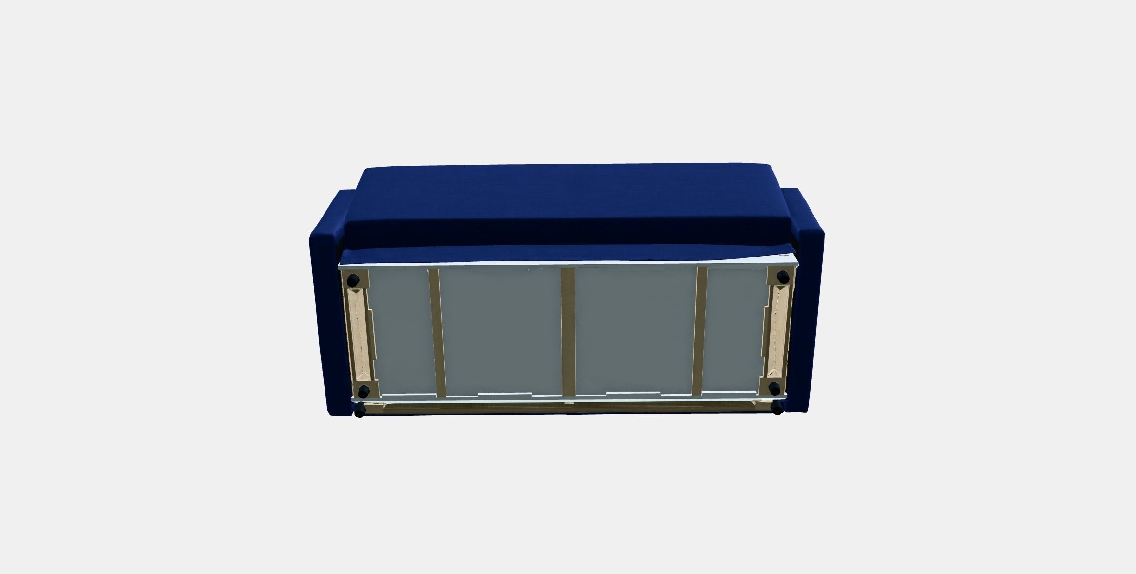 FRIHETEN 3-seat sofa-bed Low-poly 3D model_5