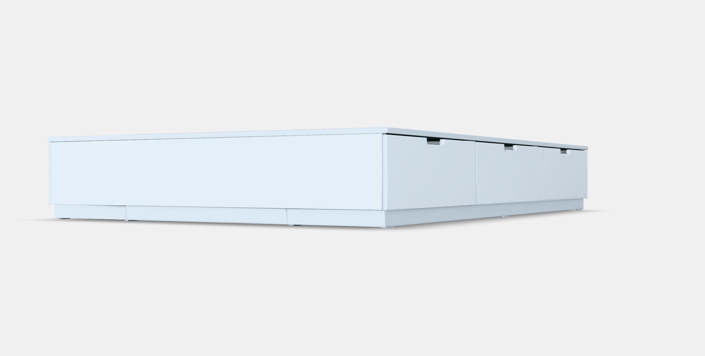 NORDLI Bed frame with storage 1 Low-poly 3D model_6