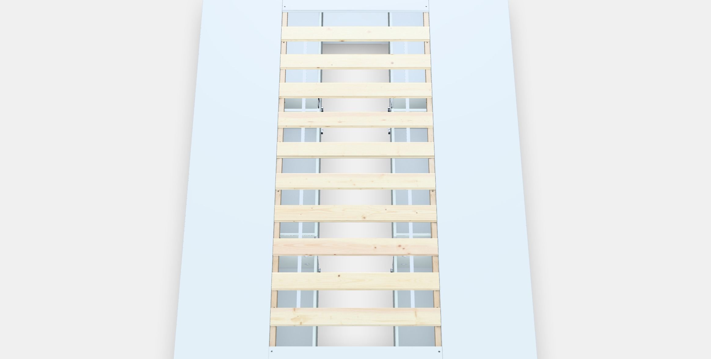 NORDLI Bed frame with storage 1 Low-poly 3D model_4