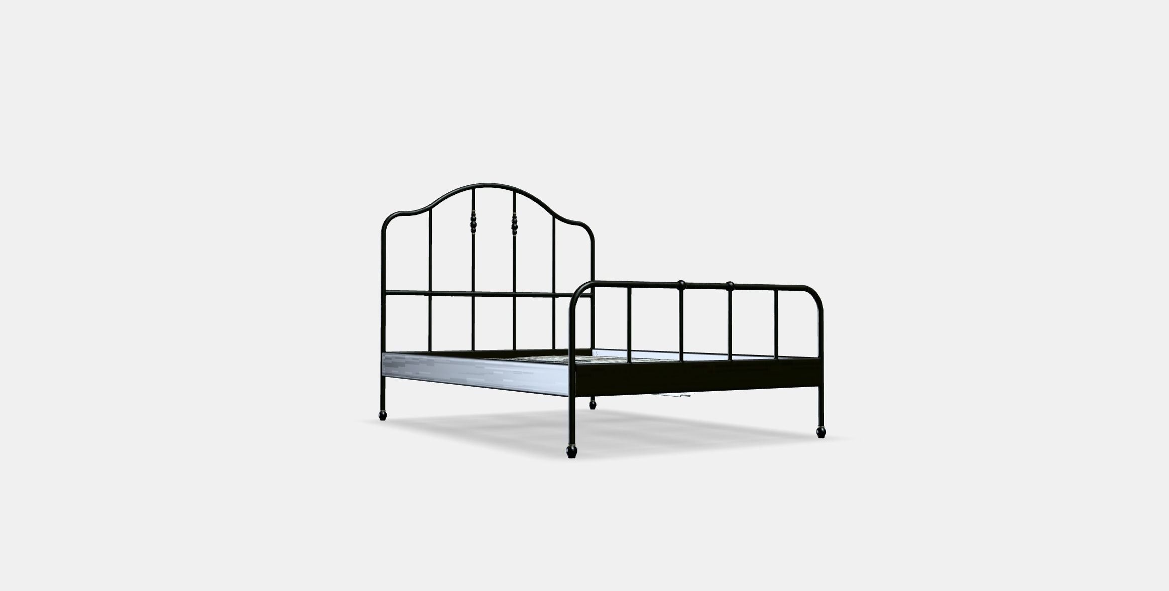 SAGSTUA Bed frame 3 Low-poly 3D model_2