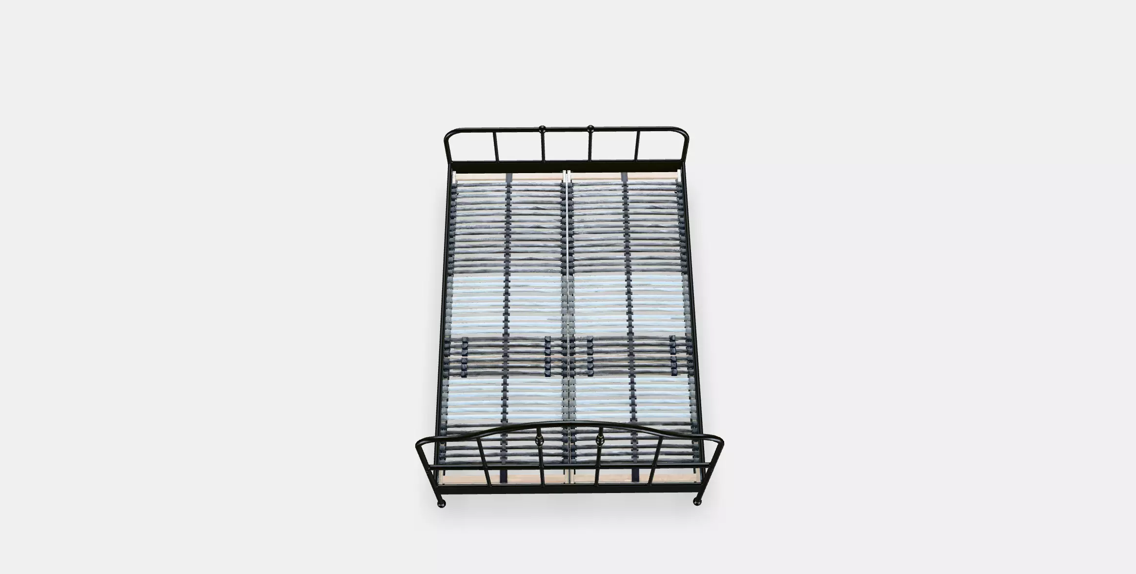 SAGSTUA Bed frame 3 Low-poly 3D model_0