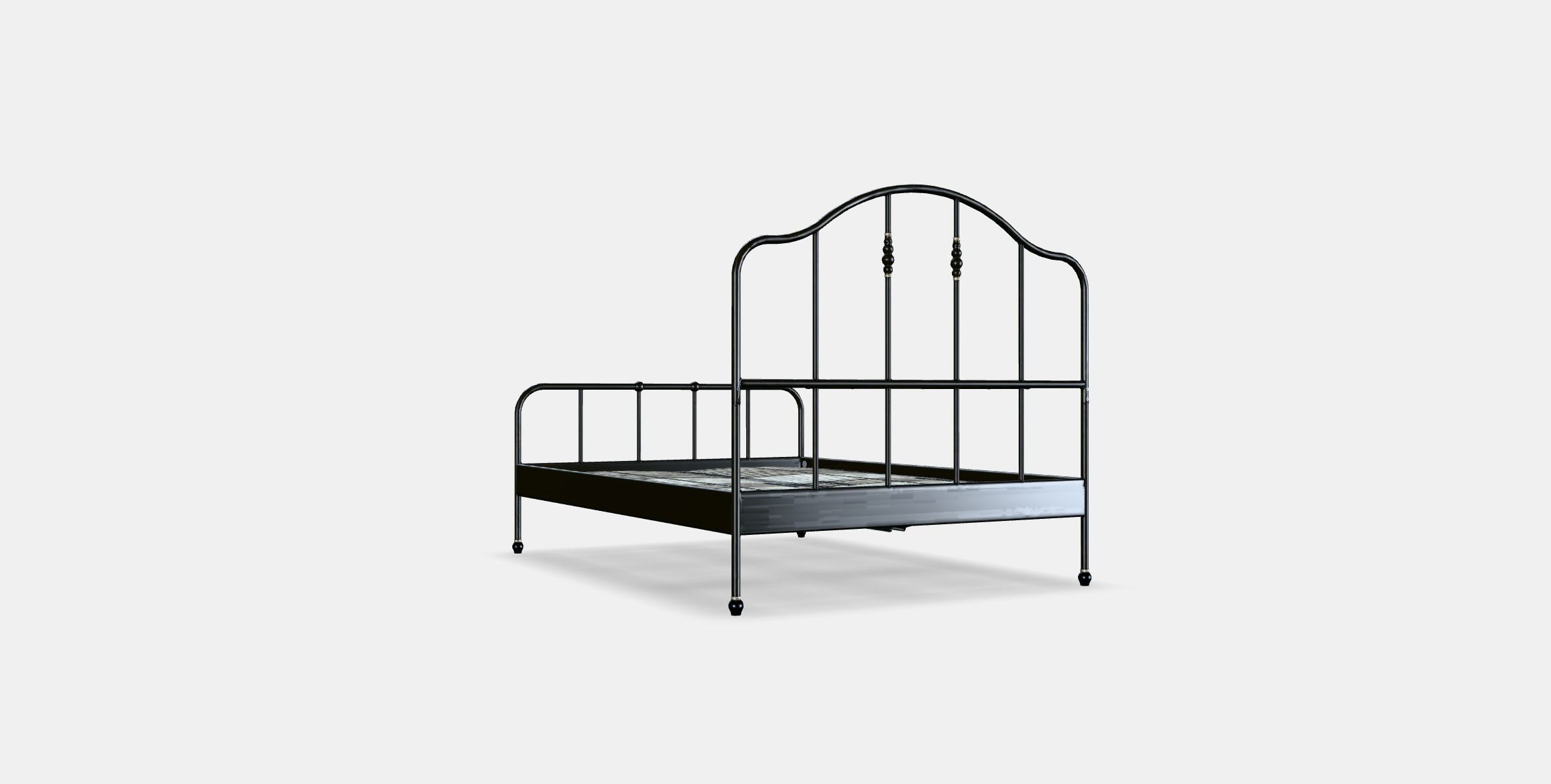 SAGSTUA Bed frame 3 Low-poly 3D model_16