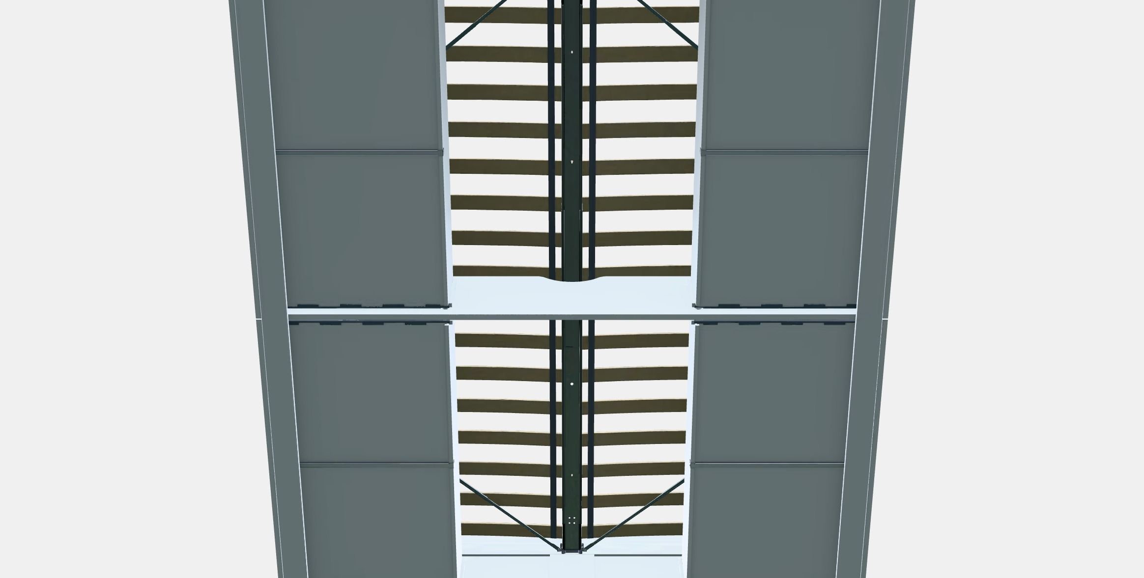 BRIMNES Bed frame with storage Low-poly 3D model_8