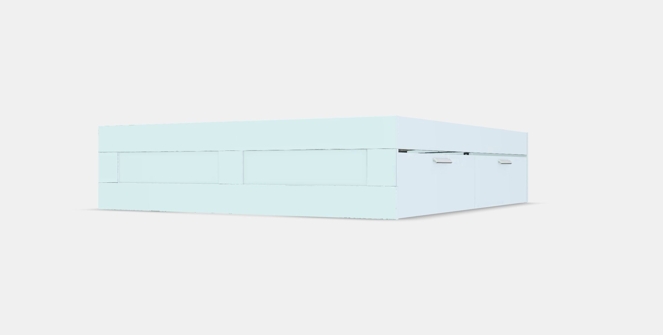 BRIMNES Bed frame with storage Low-poly 3D model_13