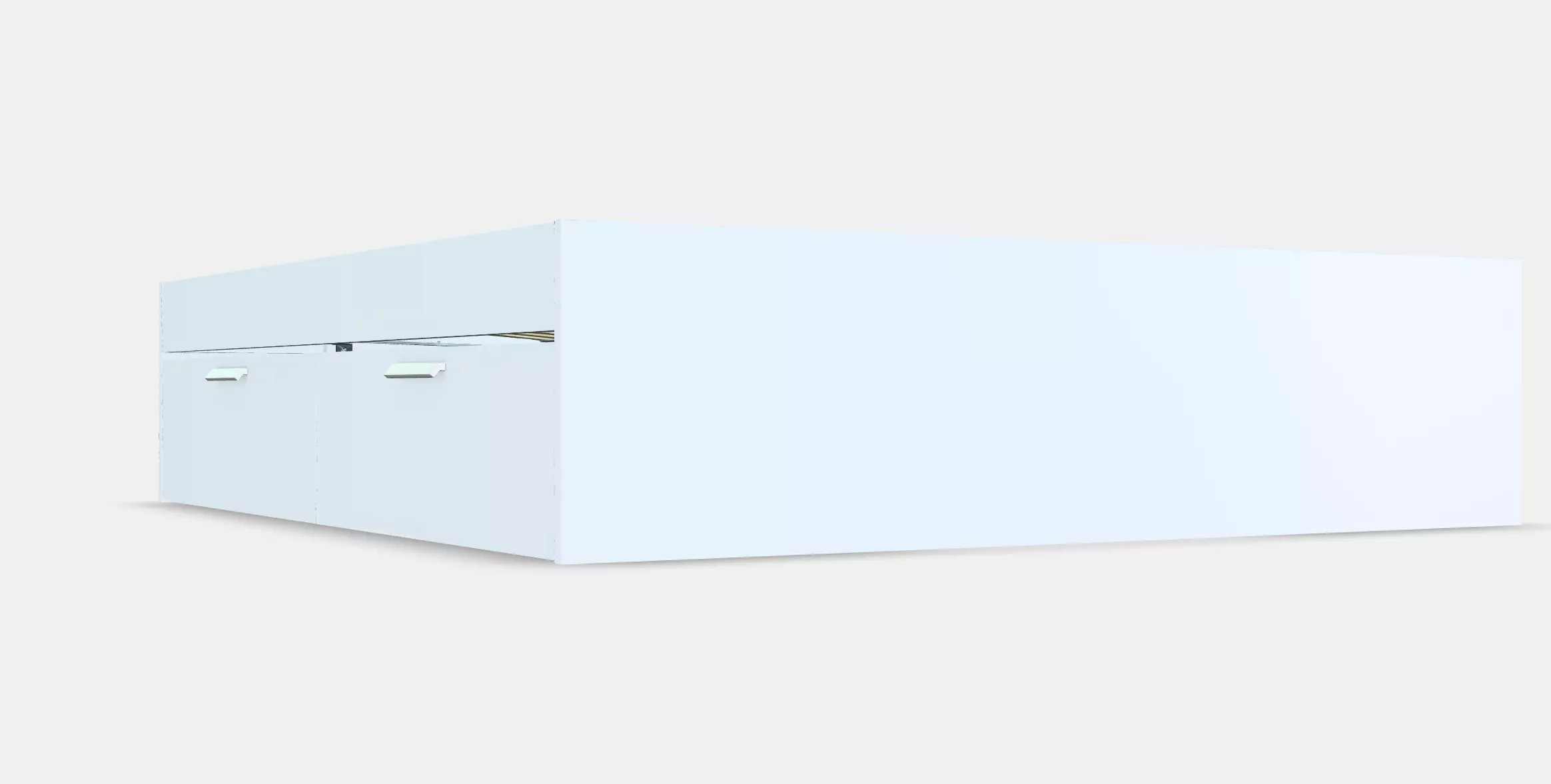 BRIMNES Bed frame with storage Low-poly 3D model_0