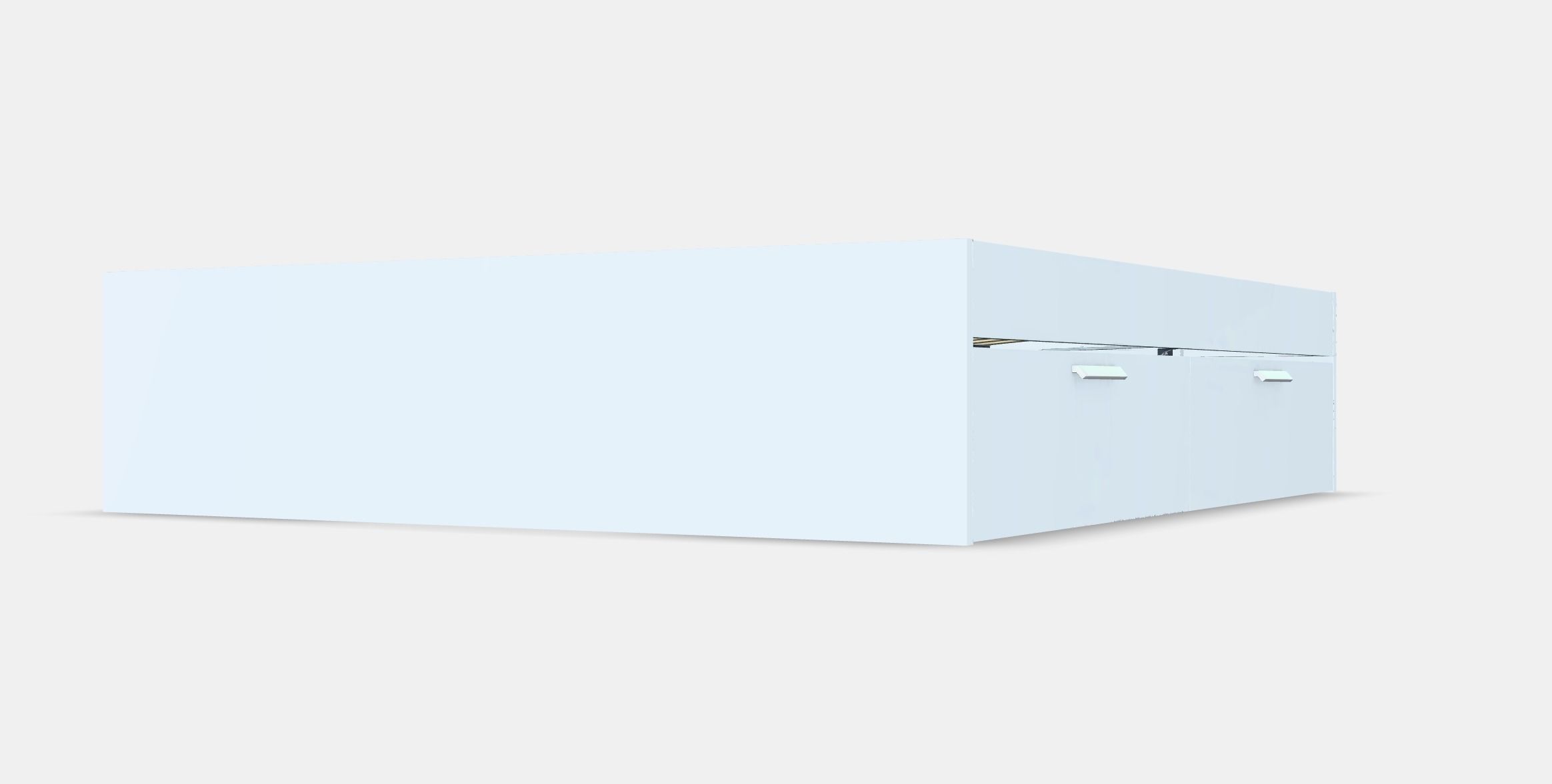 BRIMNES Bed frame with storage Low-poly 3D model_5