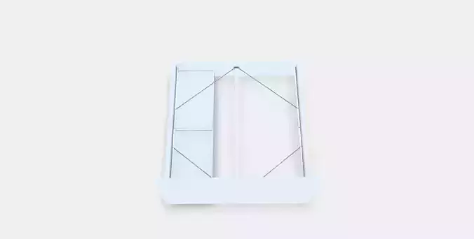 MALM Bed frame high w 2 storage boxes 3