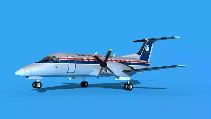 Embraer EMB120 AirMinas 3D model