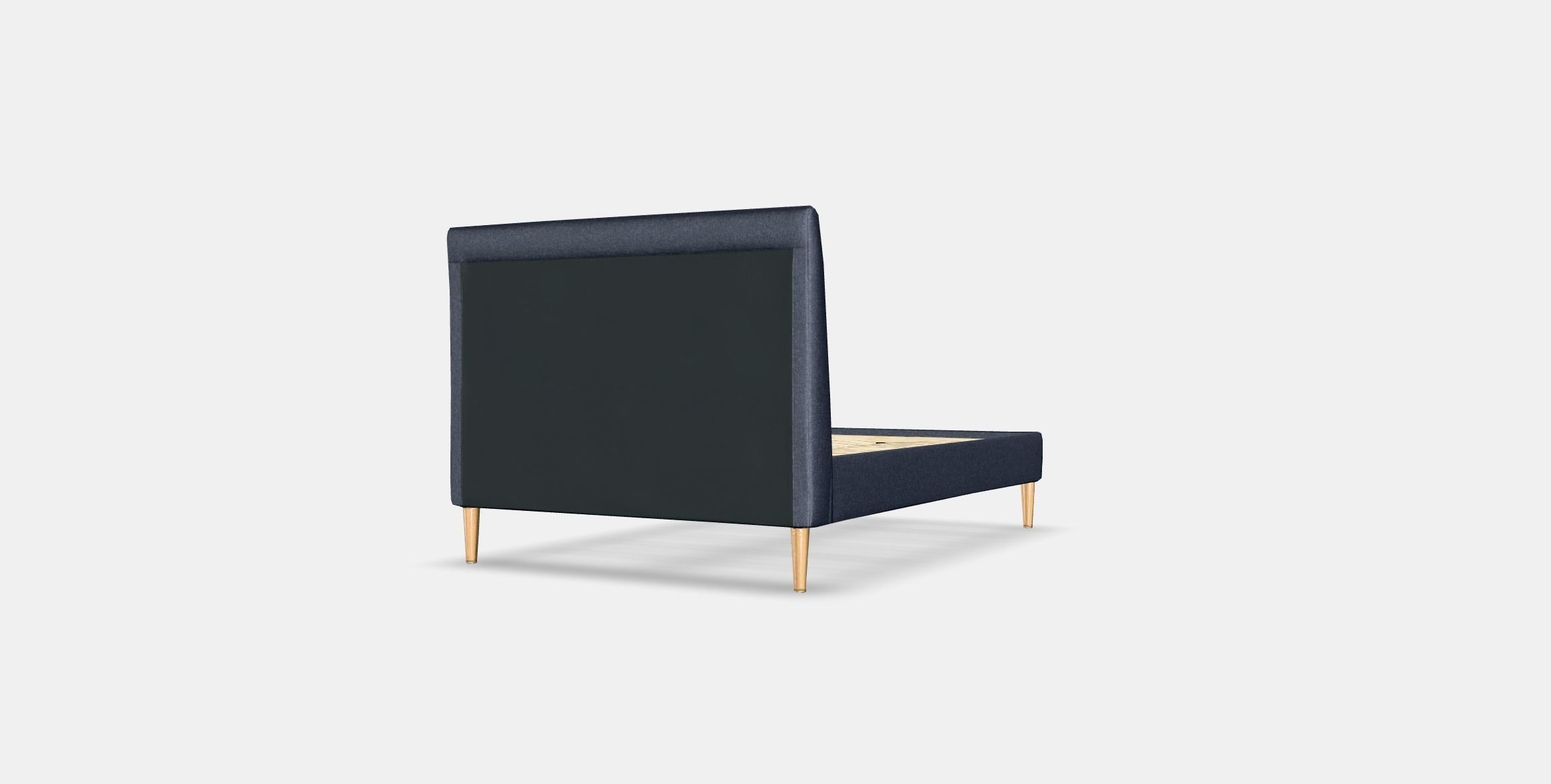 IDANAS Upholstered bed frame 3 Low-poly 3D model_5