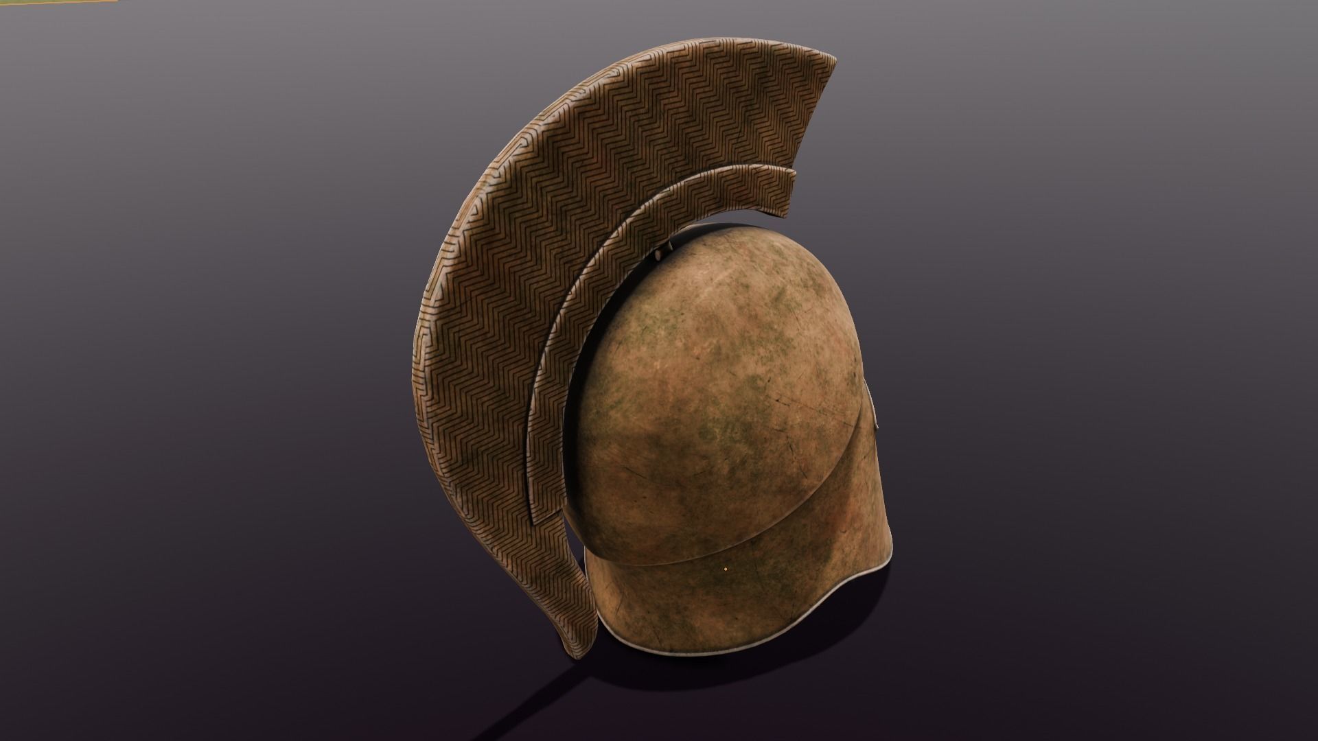 Ancient Helmet 3D Model Low-poly 3D model_13