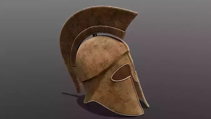 Ancient Helmet 3D Model