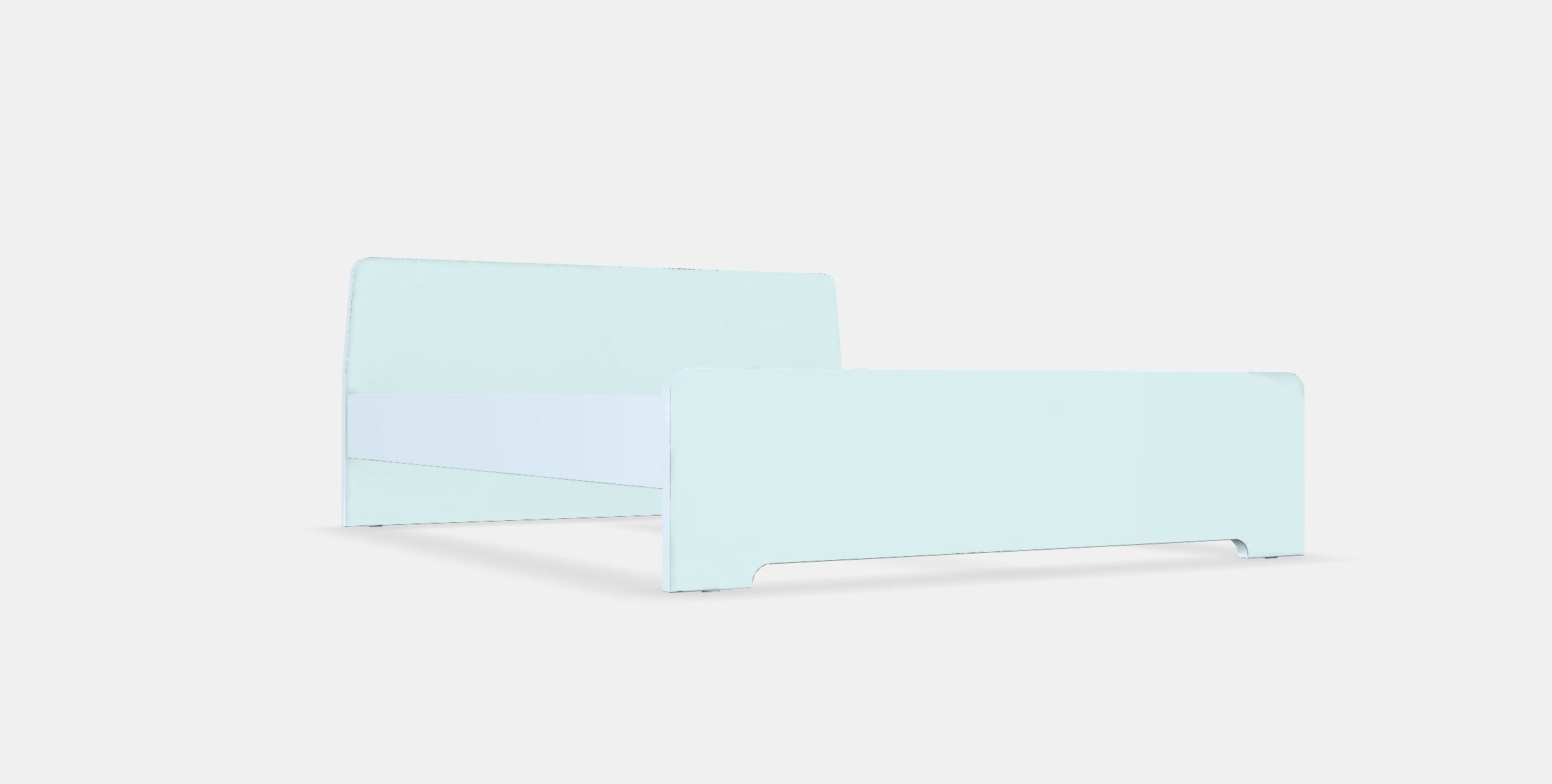 ASKVOLL Bed frame Low-poly 3D model_9